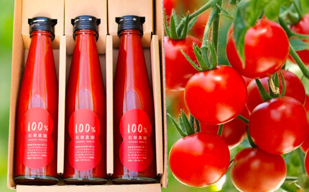 【先行予約】 100％ トマトジュース 200ml×3本 トマト ジュース[AEBG003]
