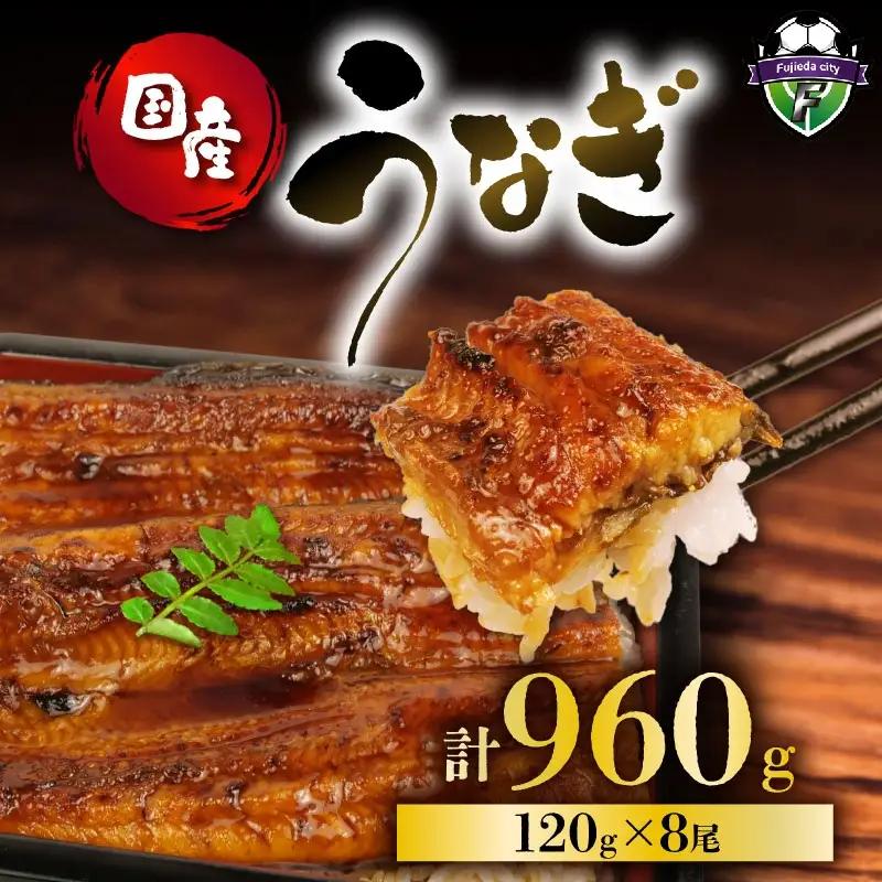 国産 120g 蒲焼 うなぎ 8尾 鰻 鰻