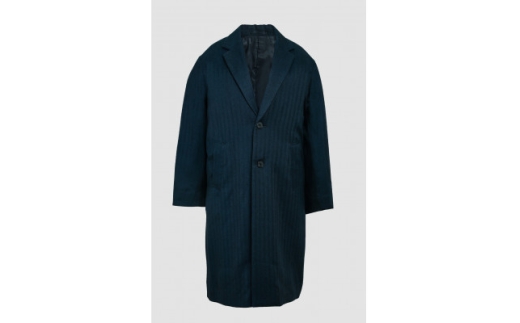 [KAPOK KNOT] カポック ダウン チェスターコート UNISEX ネイビー L 1着【1459938】