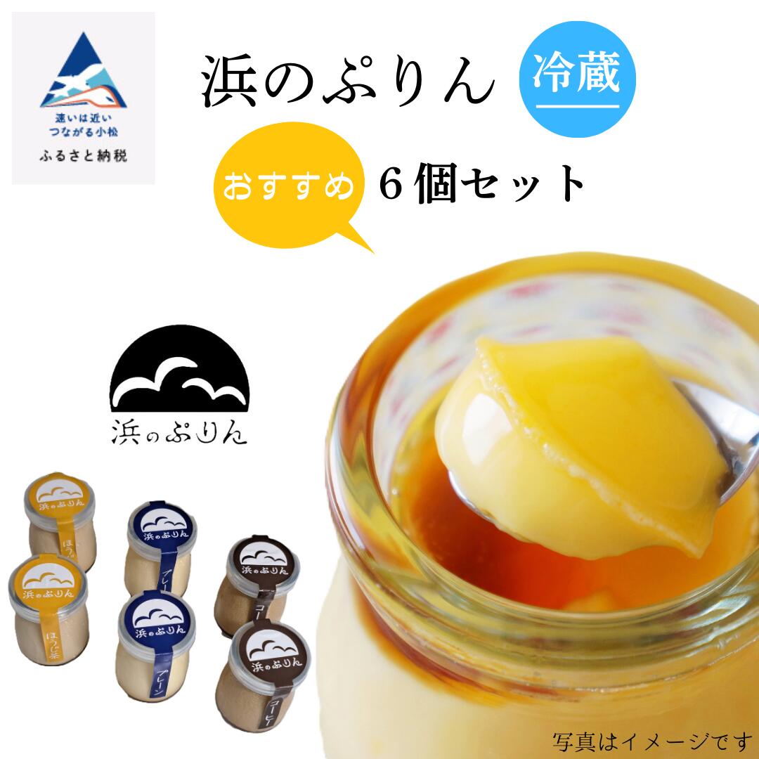 【ふるさと納税】 浜のぷりんおすすめ 6個セット ぷりん プリン ギフト セット なめらか 詰め合わせ つめあわせ 無添加 あっさり ギフト プレゼント 小松市 石川県 ga001n00【浜のぷりん】