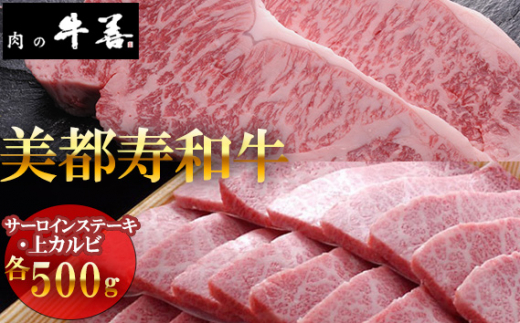 【美都寿和牛】サーロインステーキと上カルビ ／ 牛肉 ブランド牛 自社ブランド 千葉県 特産 No.288