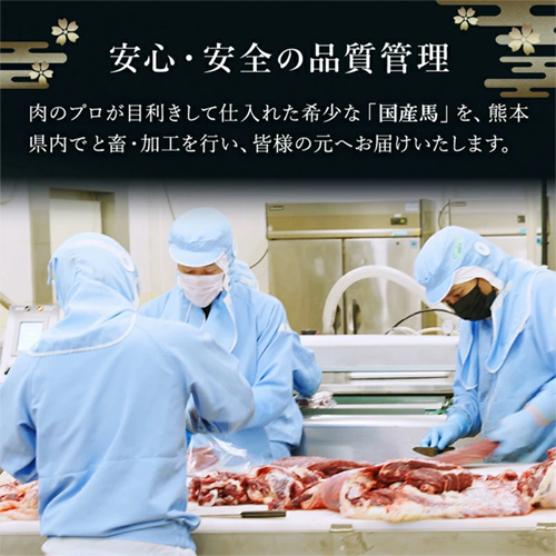 【桜屋】熊本と畜 赤身馬刺し200g※専用醤油150ml×1本付き