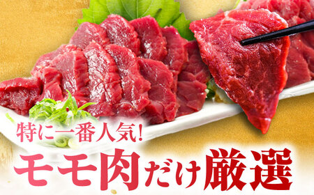 【全12回定期便】『純国産』熊本の味 上赤身 馬刺し 約200g ブロック チルド 冷蔵 馬刺し[AYCN041]