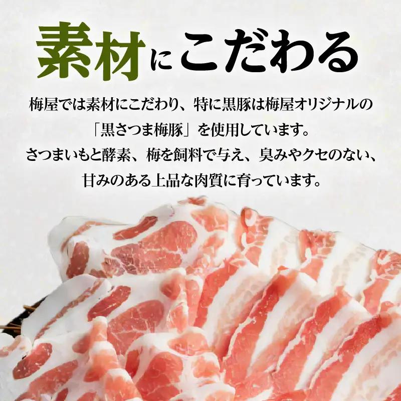 梅屋 和出汁 しゃぶしゃぶ 1～2人前 K144-001 肉 豚肉 冷凍