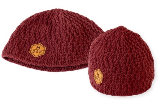 DSP ビーニー /長野県白馬村  手編み  フリーサイズ  ニット帽  帽子  ハンドメイド  ワイン【P0560708_WN】