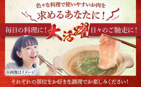 【全12回定期便】合計4.6kg！糸島豚食べ尽くしセット(とんかつ、肩ロース、しゃぶしゃぶ、豚バラ、スペアリブ、小間切れ) 糸島市 / トラヤミートセンター 豚肉 セット[AJD024]