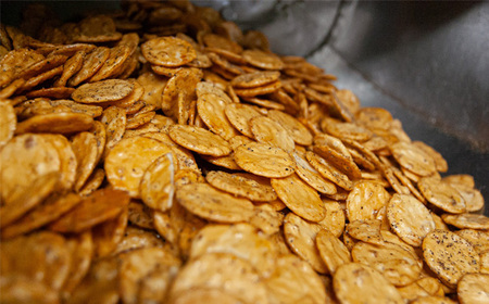 No.110 老舗煎餅店プロデュースのジェラート おまかせ6個セット＊煎餅付＊