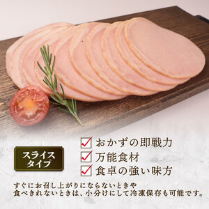 ロースハム スライス 100g×8袋 計800g 加工肉 豚肉 ハム 肉 おかず バーベキュー 料理 朝食 朝ごはん ソテー サラダ スープ パスタ サンドイッチ グルメ 食品 越後ハム 新潟県 新発