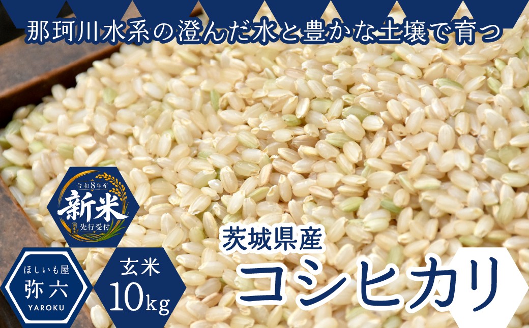 
                  令和8年度米 コシヒカリ 玄米 10kg 農家直送 | 新米 令和8年 先行受付 期間限定 コシヒカリ こしひかり 米 お米 おこめ こめ 玄米 ごはん ご飯 コシヒカリ 稲作一筋 こしひかり コシヒカリ 厳選米 茨城県産 こしひかり 産地直送 国産 冷めてもおいしい 美味しい こだわり 甘みが強い ふっくら 艶やか 茨城県 ひたちなか市産
                