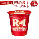 【ふるさと納税】【定期便 10ヶ月】R-1ヨーグルト 24個 112g×24個 R-1 ヨーグルト 乳製品 プロビオヨーグルト 乳酸菌飲料 乳酸菌 meiji 茨城県 守谷市