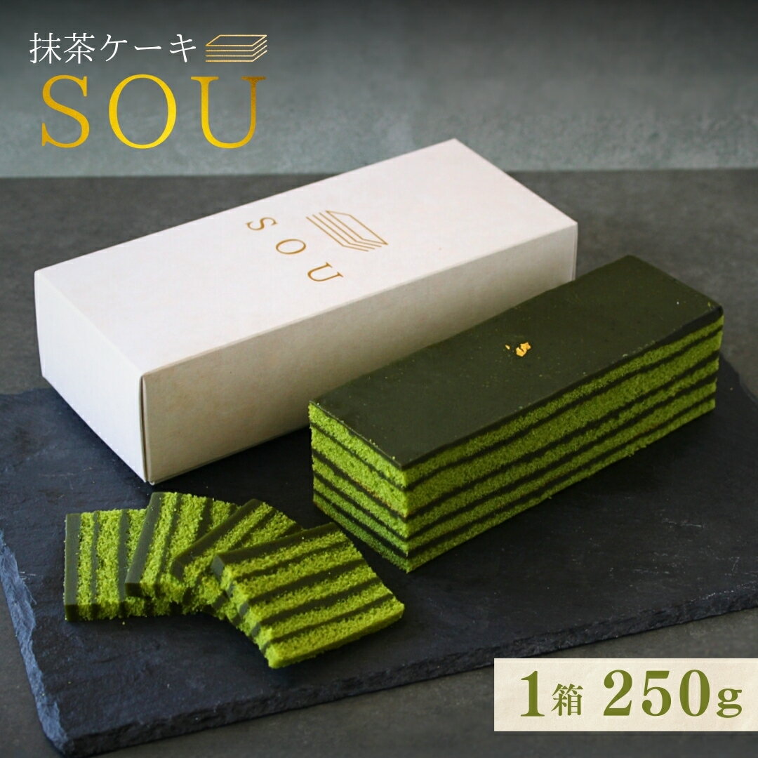 【ふるさと納税】[テレビで紹介されました]抹茶ケーキ「SOU」 ケーキ お菓子 和菓子 洋菓子 抹茶 スイーツ 道の駅 三条市 新潟 新潟県 道の駅 庭園の郷保内 道の駅伝 売上ナンバー1【010S691】