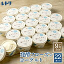 【ふるさと納税】【定期便：全9回】 フローズンヨーグルト 80ml 22個 セット オンライン 申請 ふるさと納税 北海道 中標津 無添加 オーガニック ヨーグルト カップヨーグルト アイス スイーツ デザート おやつ 食後 定期便 9ヶ月 中標津町【11162】