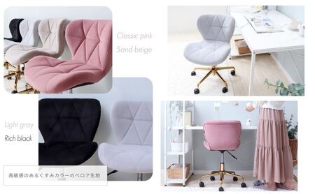 デスクチェア PANNA-premium-(パンナ プレミアム) ライトグレー