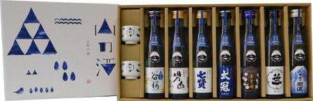 山梨の「山の酒」純米酒飲み比べ7本セット