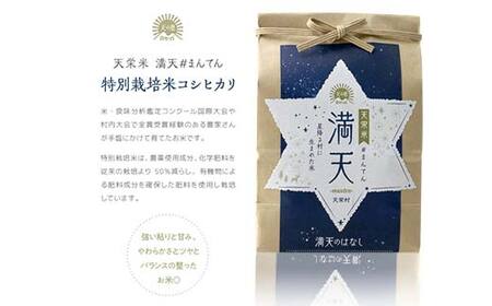 【先行予約】「満天」3種食べ比べギフト各3合（漢方農法米コシヒカリ・特別栽培米コシヒカリ・ゆうだい21） 白米 精米 米 コメ 天栄米 天栄村 ギフト 贈答 プレゼント F21T-266