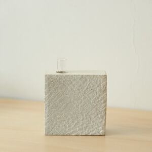 【BEAMS JAPAN監修】　Clay Flower Vase(WHITE)【1553293】