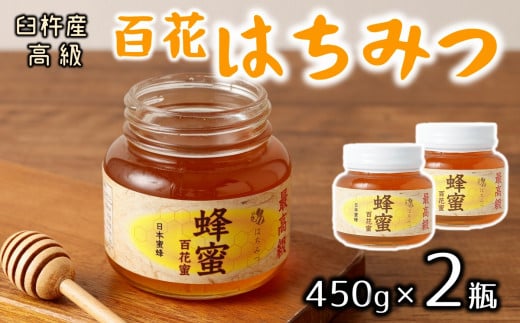 
最高級で希少！臼杵産の純粋百花蜂蜜★ニホンミツバチのはちみつ（計900g）
