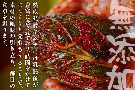 熟成発酵無添加キムチ詰め合わせセット（白菜キムチ　れんこんキムチ　さきいかキムチ）C-158