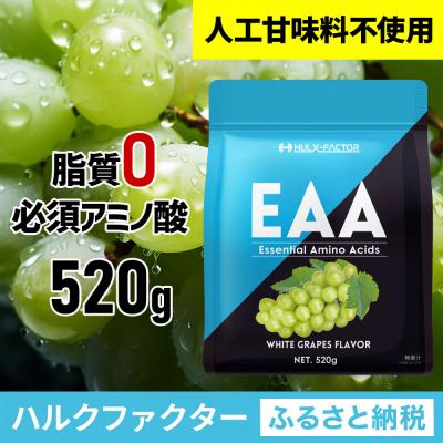 ふるさと納税 名古屋市 ハルクファクター EAA 白ぶどう風味 人工甘味料不使用 520g