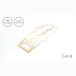 まるでジュエリー☆かんざし　Basic Square　ゴールドメッキ