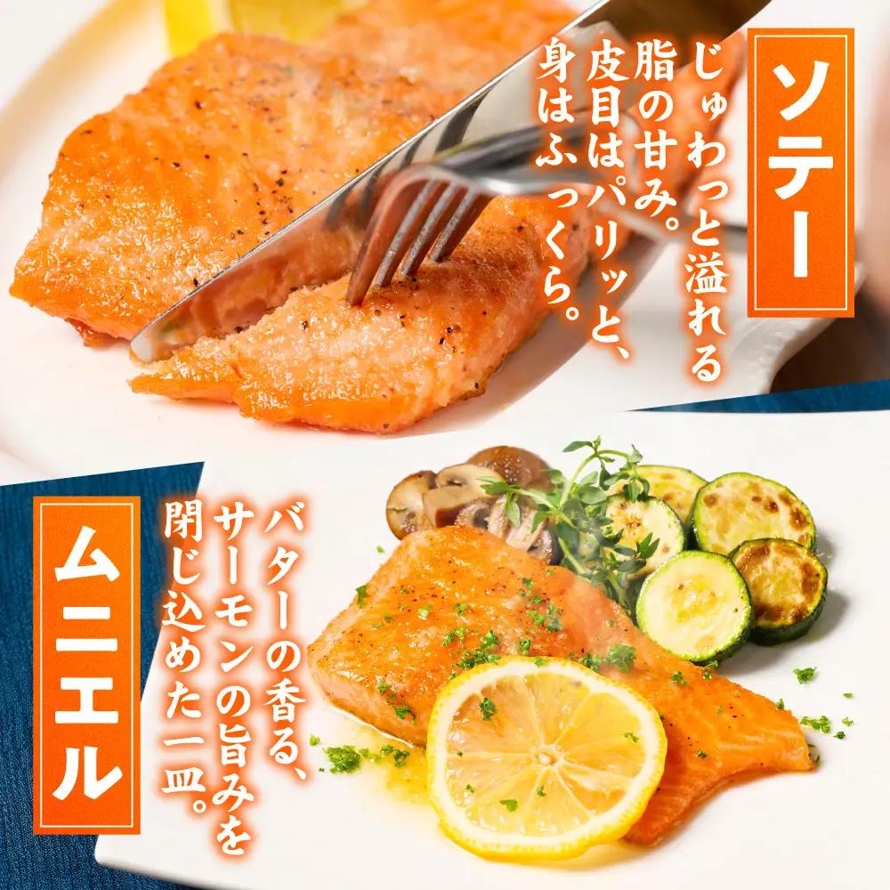 八代 教室育ち サーモン フィレ 300g以上 刺身 サーモン
