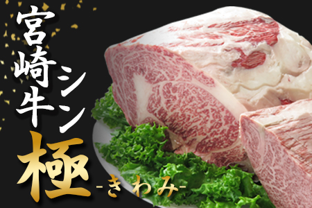 ＜宮崎牛『シン極(きわみ)』ロース肉約4kg、ヒレ肉約2.5kg (冷凍・5回配送)＞ 国産ブランド牛 牛肉 おすすめ 黒毛和牛 国産牛肉 和牛 人気 コスパ 定期便 量が多い 焼肉用 ステーキ 切り