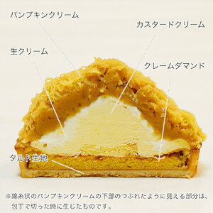 パンプキンタルト かぼちゃ 4号 冷凍 ケーキ モンブラン モンブラン モンブラン