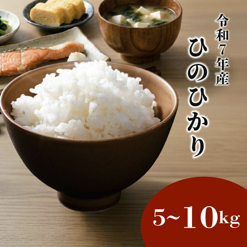【ふるさと納税】 令和7年度 ひのひかり 数量限定 5kg ~ 10kg ヒノヒカリ 米 白米 国産 お米 おこめ こめ 農家直送 岩井農園 奈良県 奈良市