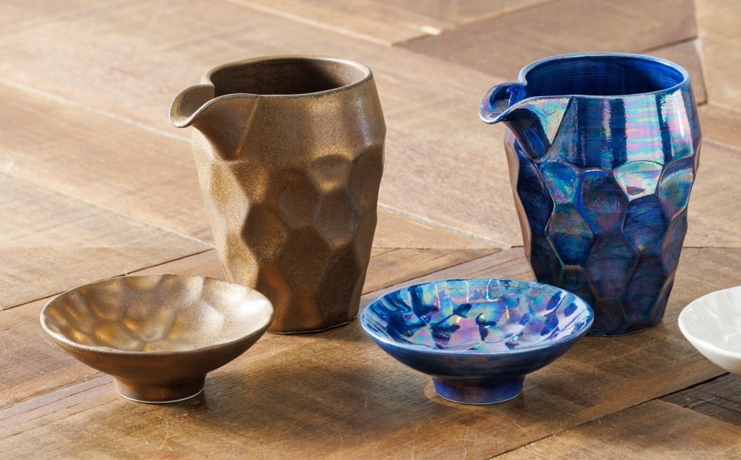 
                  【セット】【金照堂】有田焼／麟Lin NY 片口＆盃セット ※お好きな色をお選びください
                