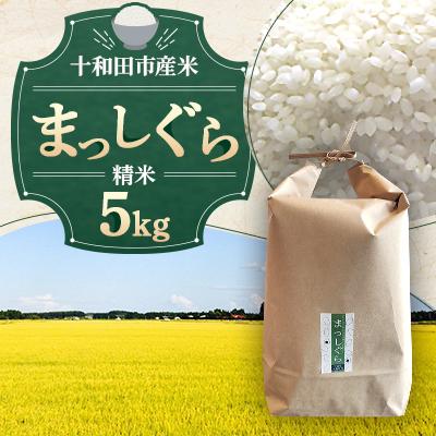 ふるさと納税 十和田市 【令和7年産】十和田市産米「まっしぐら」精米 5kg