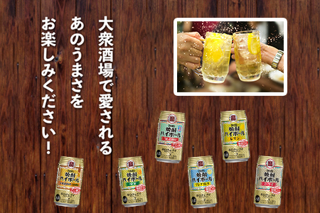 【TaKaRa焼酎ハイボール】タカラ 酒 焼酎 チューハイ 辛口 国産 人気 飲み比べ (6種×各24本）