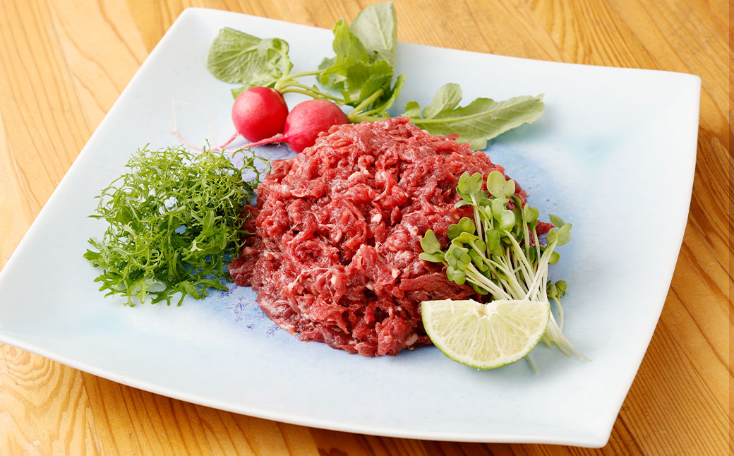 【5ヶ月毎3回定期便】鮮馬刺し 赤身ユッケ 計約1500g（約500g×3回）