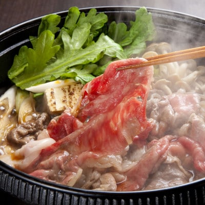 飛騨牛A3・A4等級　モモ・カタ肉 スライス 約500g (すき焼き、しゃぶしゃぶ用)【配送不可地域：離島】