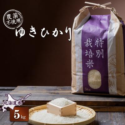 ふるさと納税 羽幌町 【2025年産】 北海道産 ゆきひかり 5kg(無化学肥料・農薬不使用)【25108】
