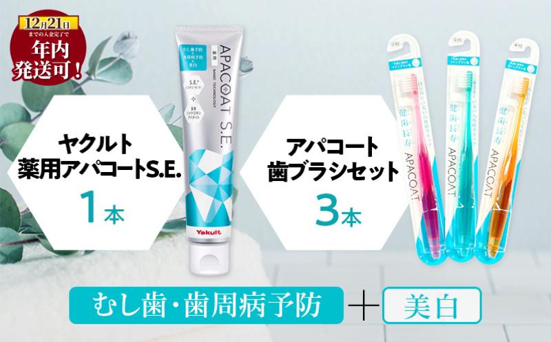 
            年内発送 ！ ( 12/21決済完了分まで) 【歯ブラシ 歯磨き粉 セット】 薬用 歯周病ケア 歯みがき はみがき 口臭予防 口臭ケア 美白ケア 医薬部外品 美白 予防 口臭 歯肉炎 歯周病 虫歯 歯 歯医者 歯磨き 歯みがき粉 ブレスケア 化粧品 日用品 食べ物以外 デンタルケア ホワイトニング おすすめ ヤクルト
          