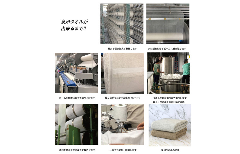 大判バスタオル 2枚 90×180cm（ブラウン／ベージュ）【泉州タオル 国産 吸水 普段使い シンプル 日用品】 099H2904_イメージ3