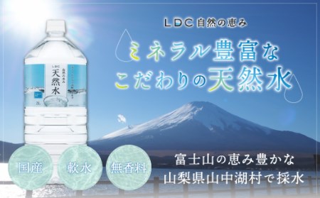 【2週間以内発送】自然の恵み天然水　2L×12本（6本入り2ケース）　計24L　※沖縄・離島配送不可