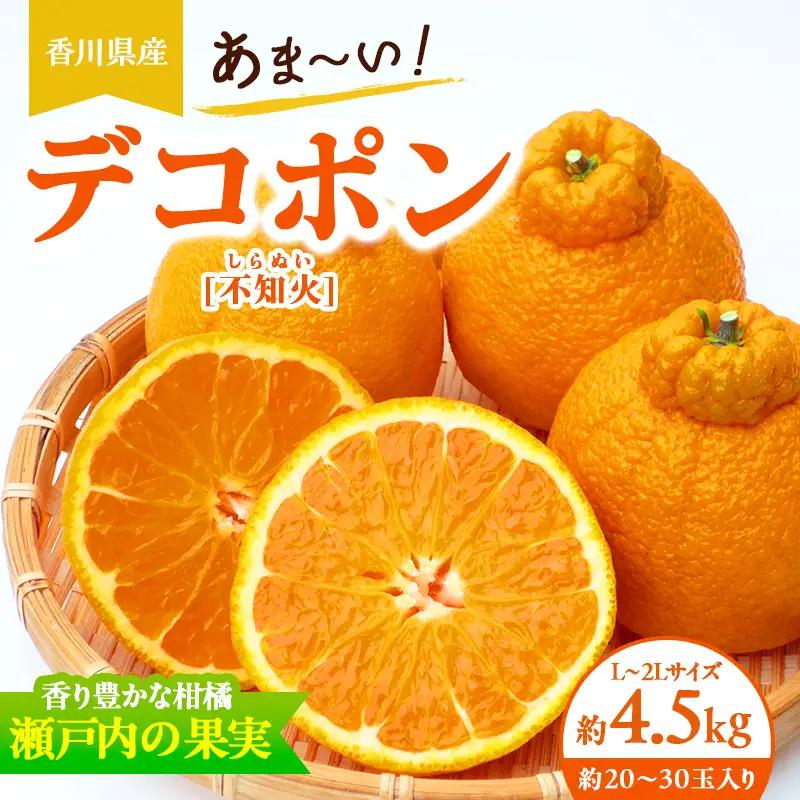 香川県産あま～いデコポン［不知火］約4.5kg FAH-0142