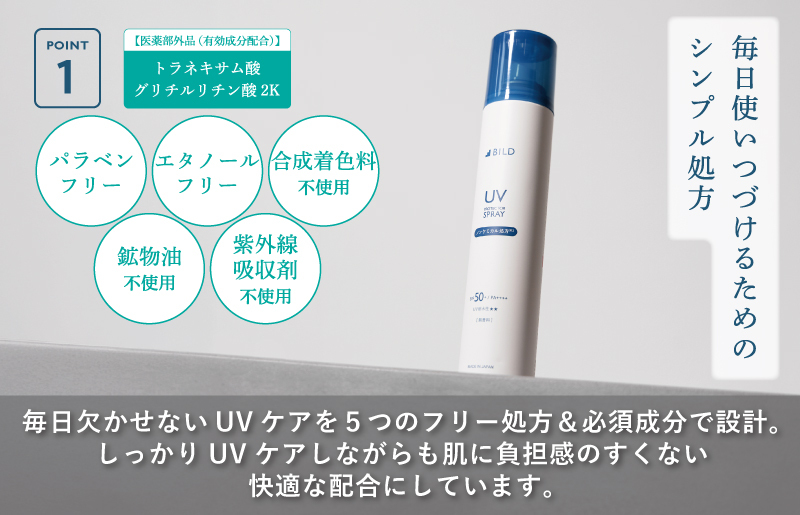 【スピード発送】ノンケミカル UVスプレー 医薬部外品 日焼け止め 130ｇ 3本セット G3880_イメージ2