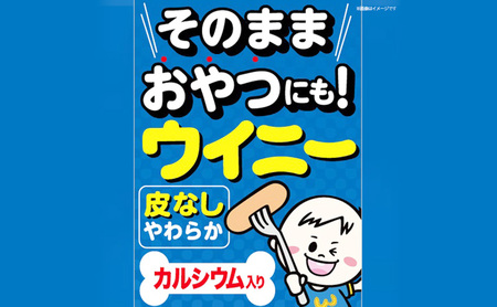 【ふるさと納税】皮なしウイニー大袋405g×10袋  計4.05kg　日本ハム 工場直送 ウインナー ソーセージ 朝食 お弁当 カルシウム入 栄養機能食品 小分け 使い切り