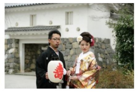 むすびの和婚　色打掛　大垣名所撮影プラン