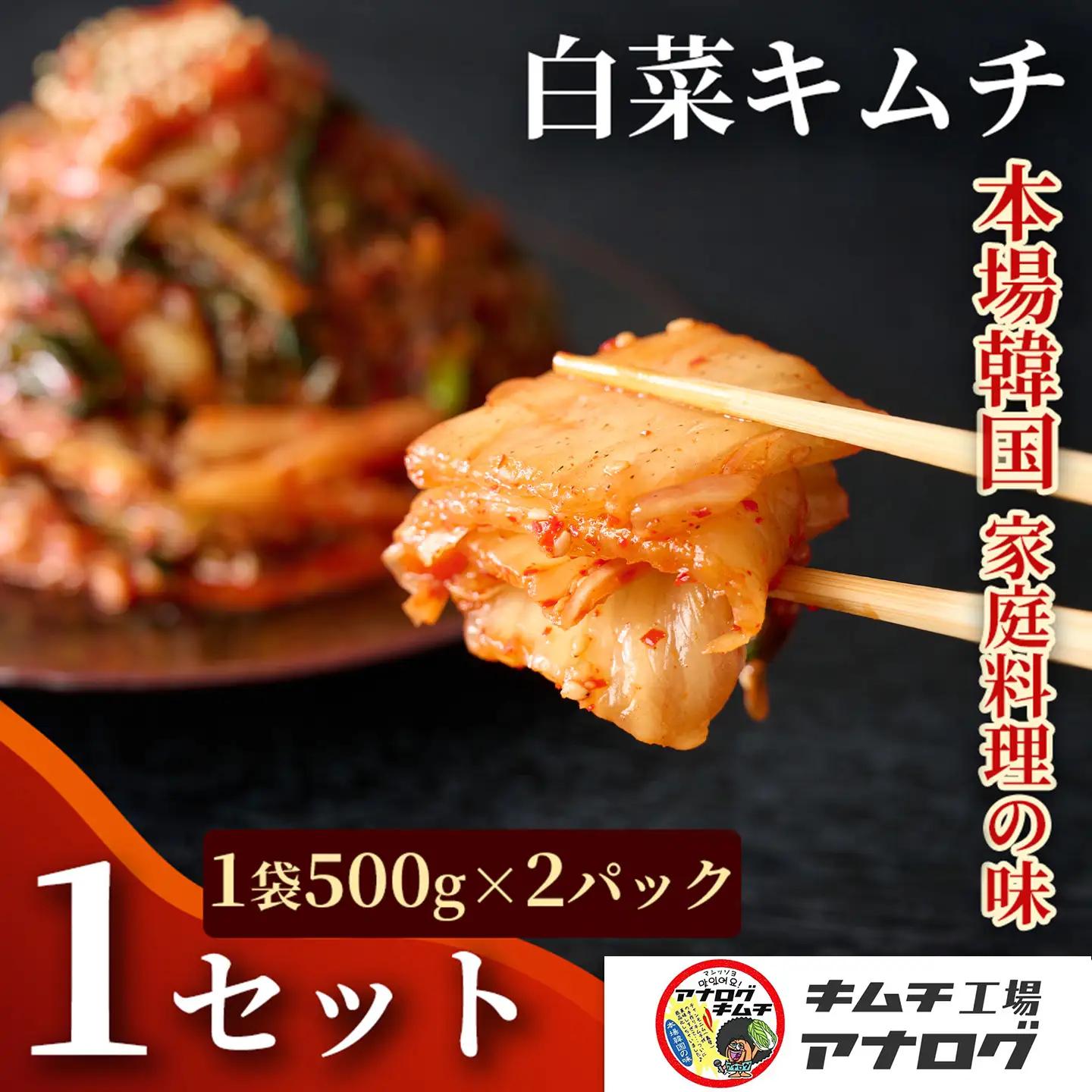 熟成秘伝のてづくり白菜キムチ(500g×2パック)(H104259)