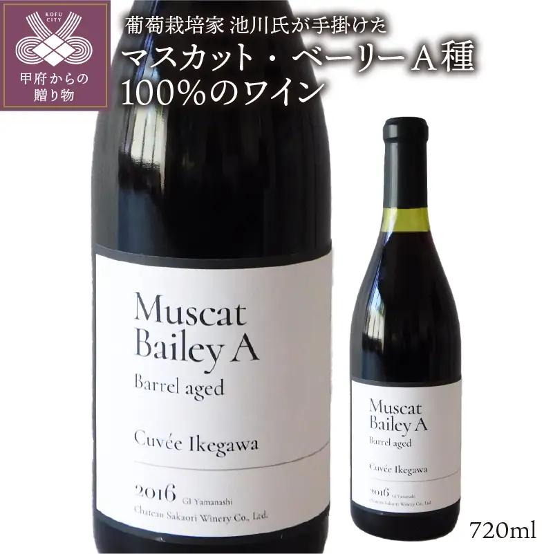【常温便】シャトー酒折のプロの葡萄栽培家が育てた山梨県産マスカット・ベーリーA種100％のワイン　K0303-B
