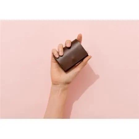 colmのコンパクト財布 キャメル「カードが見やすく取り出しやすい小さな財布」_装飾品・工芸品 財布 服飾小物 _【1404345】