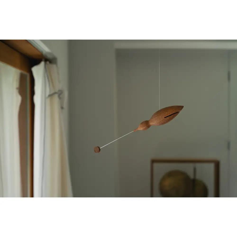 【Bubinga（ブビンガ）：あか茶】【銘木再生】幸運を運ぶ木製オブジェliving_bird 海鳥