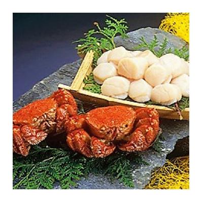 ふるさと納税 網走市 訳あり企画・かにやの活〆茹で毛蟹2尾で約600g・無添加お刺身帆立200gセット