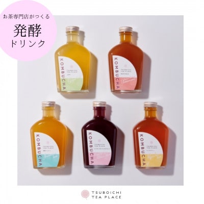 お茶の発酵飲料　KOMBUCHA(コンブチャ)飲み比べセット【1457515】