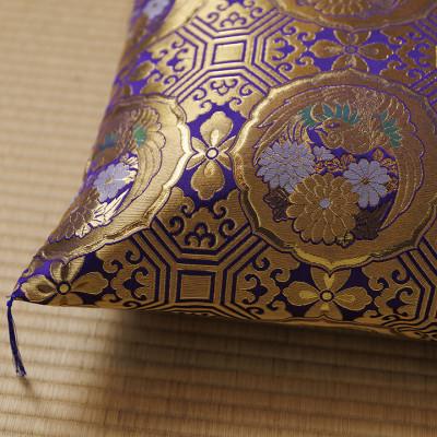ふるさと納税 富士吉田市 【 仏壇用 座布団 】 鳳凰 法要 法事 仏事 仏前 仏間 仏壇 仏具 仏用 金襴 日本製 |  | 01