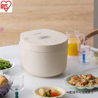 ふるさと納税 大河原町 IHジャー炊飯器 5.5合 RC-ILA50-W ホワイト アイリスオーヤマ [53753349]