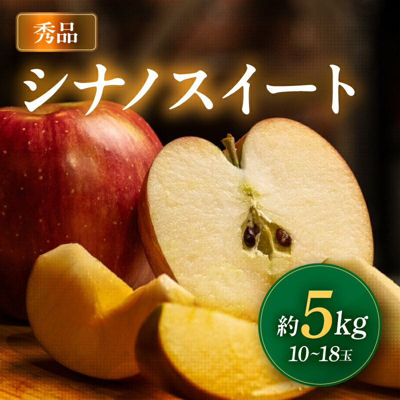 【ふるさと納税】 南信州産 シナノスイート 約5kg ＜2025年10月中旬～順次発送＞ JAみなみ信州DMセンター | シナノスイート りんご 林檎 アップル 果物 フルーツ 甘い ふるさと納税 長野県 飯田市 K07